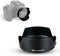 RF 50mm Lens Hood Shade for Canon RF 50mm f/1.8 STM Lens Replaces Canon ES-65B Hood with Tulip Flower Design on Canon EOS R100 R50 R10 R8 R7 R6 Ma...