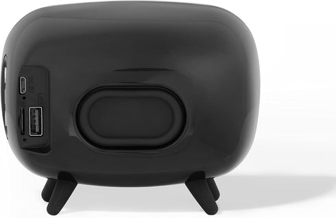 Crosley CR3039A-BK Rondo Retro Portable Rechargeable Bluetooth Speaker, Black...