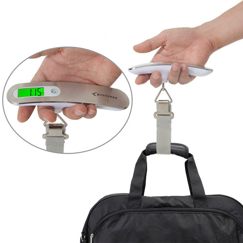MYCARBON Digital Luggage Scale - High Precision Hanging Scale 110 lb/50KG with Backlit Display, Perfect for Travel and Home...