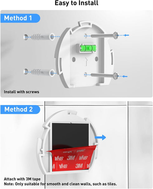 Maxonar Wall Mount for Ech0 Pop, Ech0 pop Wall Mount Smart Speaker Stand Holder Save up Space Cable Management - White...