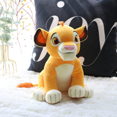 SecretCastle Lion Plush Baby Lion Toys Lifelike Lion Animal Stuffed for Kids,Family Chirstmas Gifts 28 cm Height with Embroidered Details (Yellow ...