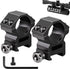 1'' Scope Rings, 2Pcs High Profile or 2Pcs Medium Profile 1 Inch Scope Mount Rings for Picatinny Rail...