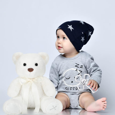 Karenhi 10 Inch The Lord's Prayer Bear with Ribbon Stuffed Bears Plush White Plush Stuffed Animal Religious Baptism Gifts for Girls Boys Baby...