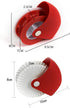 6 Pcs Pastry Wheel Decorator Cutter, Cookie Cutter Wheel Pizza Baking Beads Pie Crust Cutters, DIY Baking Cooking Tool...