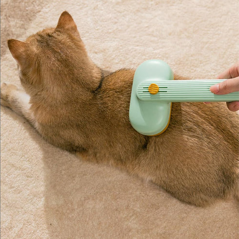 Hesheng Self Cleaning Slicker Brush,Pet Grooming Brushes For Long Short Haired Dogs Cats, Removes Loose Undercoat & Tangled Hair And Shedding Hair...
