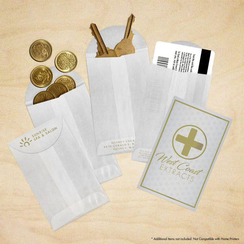 LUXPaper #1 Coin Envelopes | 2 1/4" x 3 1/2" | Glassine | 30lb. Text | 100 Qty...