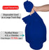 Royal Blue Plastic Tablecloths 2 Pack Disposable Table Covers 84 Inches Circle Shower Party Tablecovers PEVA Vinyl Dark Table Cloths for Parties B...