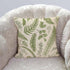 Throw Pillow Covers Green Leaf Floral in Vintage Style Leaves and Herbs Botanical Boxwood Seeded Eucalyptus Fern Maidenhair Pillow Case 18x18 Inch...