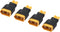 XT60 Male to XT30 Female Adaptor,XT30 Female to XT60 Male Wireless Connector Plug for RC FPV Drone Car Lipo NiMH Battery Charger ESC(4Pcs)......