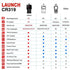 LAUNCH OBD2 Scanner Engine Fault Code Reader, CR319 Code Reader Scanner, CAN Diagnostic Scan Tool Supports DTC Lookup, Mode6 O2 Sensor for OBDII P...