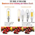 LiteHistory E12 led Bulb 6W Equivalent E12 Candelabra Bulb 60 watt Neutral White 4000K AC120V 600LM Dimmable T6 T25 for Chandeliers,Ceiling Fan an...