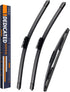 Replacement for Subaru Crosstrek 2018-2022, Impreza 2017-2021 Silent Wipers -FAPIUO Front and Rear Windshield Wipers 26"/16"+12" Full Blade Set (3...