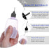 3PCS Needle Tip Glue Bottle, 5ML Blunt Needle Tip Precision Applicator Oil Bottles with Funnel, Empty Applicator Glue Oiler Squeeze Bottle for for...