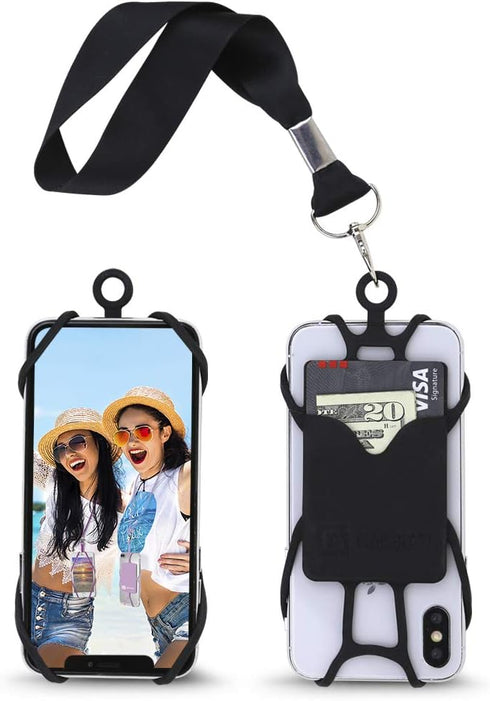 Gear Beast Cell Phone Wrist Strap Mobile Phone Holder Wristlet with Card Pocket Compatible with iPhone, Galaxy & Most Smartphones...