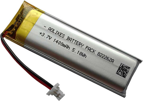 GYMIN 5.18Wh 1400mAh Battery Replacement for Sena 50R, 50R-01 Motorcycle Bluetooth Headset, SP76 Battery Pack, (Not Working with Sena 50R 3-Button...