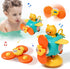 3 in 1 High Chair Toys with Suction Cups Spinner Baby Toys for Babies 6-12 Months,Infant Teething Tray Rattle Bath Toys for Babies 12-18 Months To...
