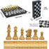 Silver and Golden Travel Chess Set 9.8'' with Game Board - Educational Games for Adults and Kids (9.8''_Silver and Golden)...