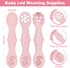 Silicone Baby Spoons Self Feeding 6+ Months, 3PCS Toddler Forks and Spoons Utensils Baby Led Weaning Teething Spoon Infant Spoons First Stage Newb...