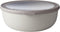 Mepal Cirqula 76oz/2,250ml Multi Food Storage & Shallow Serving Bowl with Transparent Lids | Perfect for Food Prep | Microwave & Dishwasher Safe |...