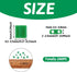 200Pcs Green Glass Seed Beads Tila Beads 2 Hole Flat Square Shaped Beads Loose Spacer Beads Waist Beads Kit for Crafts DIY Beading Summer Boho Jew...