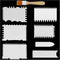MTQY 7 in 1 Paint Scraper Acrylic Pouring Swipe Tools with Brush for Acrylic Painting Technique...