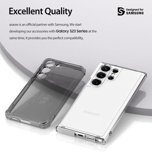 araree FLEXIELD Designed for Samsung Galaxy S23 Plus Case, Anti-Yellowing TPU Protection Cover Compatible with Samsung Galaxy S23 Plus (2023), Scr...
