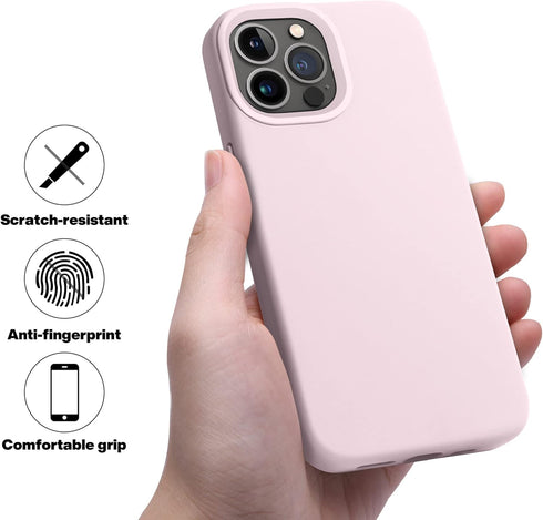 OTOFLY Compatible with iPhone 13 Pro Case,Liquid Silicone Slim Protective Shockproof Phone Case Cover with Anti-Scratch Microfiber Lining, 6.1 inc...