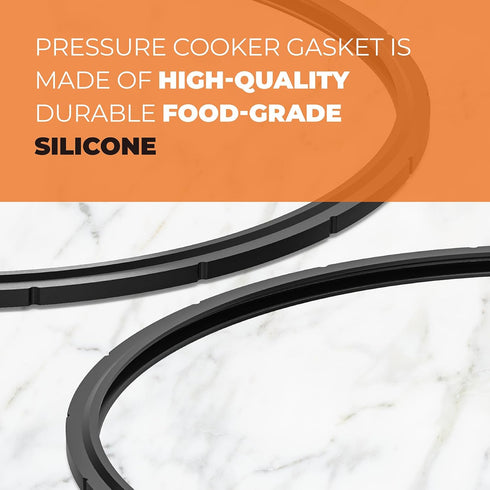 09905 Pressure Canner Sealing Ring Replacement for Presto 01710, 01740,01750,01770,01780 12-22qt Pressure Cooker or Canner, Includes Automatic Air...