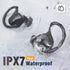Wireless Earbuds with Earhooks for Small Ears, Deep Bass Stereo Wireless Earphones with Mic, IPX7 Waterproof, Noise Isolation, 3EQ Sound Settings,...
