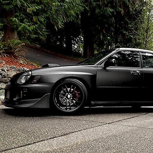 VViViD Black Matte Car Wrap Vinyl Roll with Air Release 3MIL-VViViD8 (0.5FT X 5FT)...
