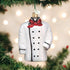 Old World Christmas Chef's Coat Glass Blown Ornament for Christmas Tree 4x4...