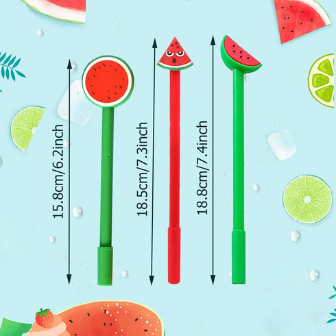 30 Pcs Cute Gel Ink Pens Fun Kawaii Pens Fruit Writing Pens 0.5 mm Black Ink Cool Pens Novelty Fun Pens for Kids School Office Home Supplies Stude...