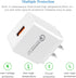 Quick Charge 3.0, 18W USB Wall Charger QC 3.0 Adapter 3A Fast Charger Compatible with iPhone 12 11 Pro X XR XS Max | Galaxy S21 S20 FE S10 S10e S9...