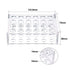 uxcell Test Tube Rack Holder Lab Stand Acrylic 24-Well Clear for 1.5ml and 2ml...