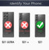 ENCASED Shockproof Galaxy S21 Case (Ultra Protective) Heavy Duty Hybrid Protection, Black (Samsung S21)...