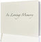 In Loving Memory Funeral Guest Book - 192 Pages with Silver Gilt Edges & Storage Box - Hardcover Memorial Book with 2304 Message Lines & Keepsake ...