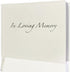 In Loving Memory Funeral Guest Book - 192 Pages with Silver Gilt Edges & Storage Box - Hardcover Memorial Book with 2304 Message Lines & Keepsake ...