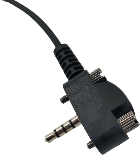 Accessories Clear Earpiece with Mic 3.5mm Screw in Headphone Ear Piece Walkie Talkie Headset for Motorola Vertex Standard Radio vx-261 vx261 vx 26...