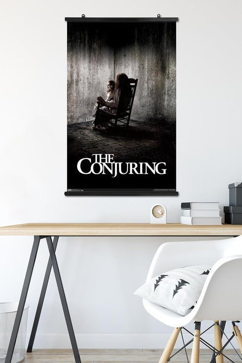 Trends International The Conjuring - Chair Wall Poster, 22.375" x 34", Premium Poster & Clip Bundle...