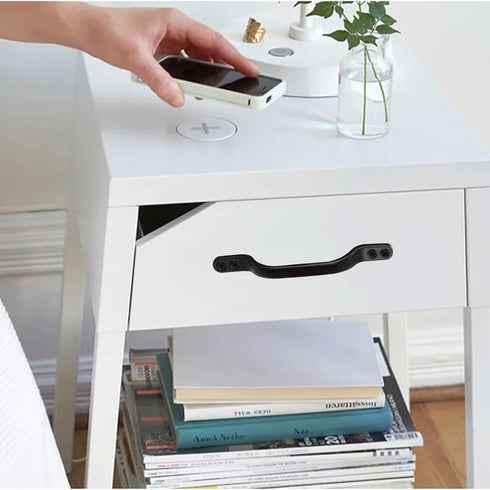 10 Pack Black Barn Door Handles, Heavy Duty Sliding Door Handle, Solid Steel Black Pull for Sliding Doors, Closets, Fences, Gates, Pantries, Garag...