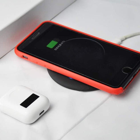 Wireless Charger Fast Ultra Slim 15W Qi-Certified Universal Wireless Charging Pad Compatible with iPhone 12/11,Samsung Galaxy S20/Note 10/S10/S9(N...