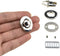 HAHIYO Twist Purse Closure Turn Locks Clip Clasp Easy Install with Online Instructions Picture for Wallet Briefcase Clutch Handbag 1.1 Inch Length...