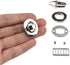 HAHIYO Twist Purse Closure Turn Locks Clip Clasp Easy Install with Online Instructions Picture for Wallet Briefcase Clutch Handbag 1.1 Inch Length...