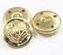 14 Piece Metal Blazer Button Set - for Blazer, Suits, Sport Coat, Uniform, Jacket (Gold)18mm 23mm...