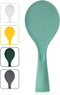 FireKylin Rice Paddle, Silicone Standing Rice Spatula with Non Stick Rice Spoon Paddle Heat Resistant Rice Cooker Spoon, Serving Spoon for Rice(Aq...