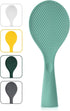 FireKylin Rice Paddle, Silicone Standing Rice Spatula with Non Stick Rice Spoon Paddle Heat Resistant Rice Cooker Spoon, Serving Spoon for Rice(Aq...