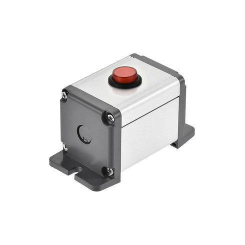 uxcell Single Holes 16mm Aluminum Switch Button Station Box with a PG7 Cable Gland and Mounting Base...