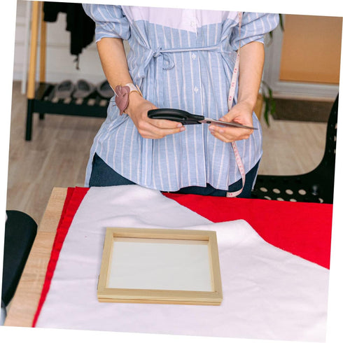 CORHAD Classic Wooden Frame Paper Making Kit - 2pcs DIY Craft Screen Printing Frame - Wooden Paper Making Mould and Deckle - Ideal for Handmade Pa...