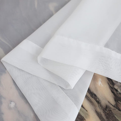 LONGTAI Window Ivory Sheer Curtains 108 Inches Long 2 Panels Sheer Curtain Basic Rod Pocket Panel for Bedroom Children Living Room Yard Kitchen...