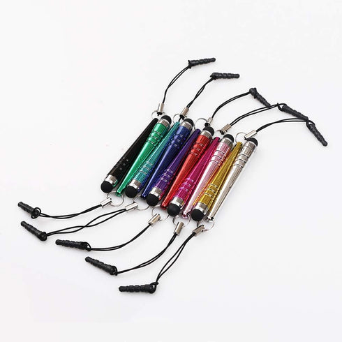 homEdge Mini Stylus Pen Set of 20 Pack, Universal Capacitive Stylus with 3.5 mm Jack Compatible with All Device with Capacitive Touch Screen – 10 ...